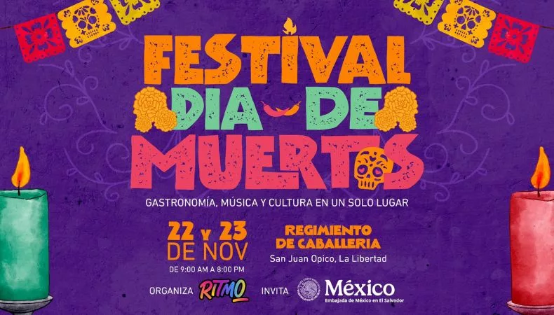 La Embajada de México espera recibir más de 10 mil visitantes en el primer Festival Musical de Día de Muertos: gastronomía, música y cultura.