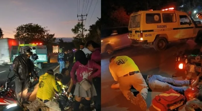 Al menos 12 heridos y tres capturados dejó una racha de accidentes registrada el sábado por la noche.