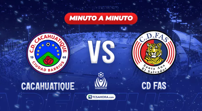 Repasa los detalles del partido de ida de los cuartos de final del Apertura 2025 de la Liga Mayor de Fútbol entre Cacahuatique y FAS.