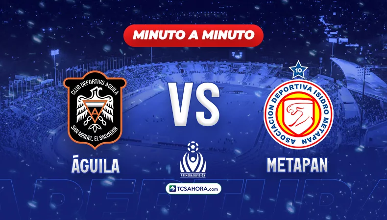 Repasa los detalles del partido de ida de los cuartos de final del Apertura 2025 de la Liga Mayor de Fútbol entre Águila y Metapán.