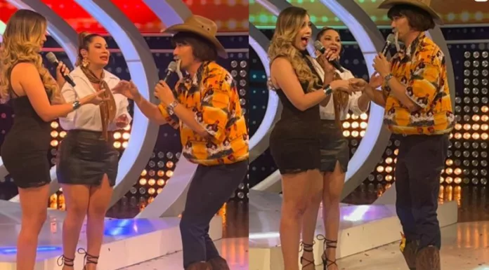 La conductora visitó el programa para invitar a la audiencia a “Navidad en Casa”, y terminó frente a frente con un personaje muy conocido por los televidentes de “Prendi2”.