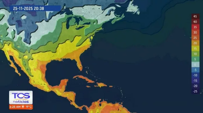 Hoy tendremos clima cálido, cielos despejados y lluvias aisladas Las condiciones del clima se mantendrán similares a las de ayer. El vórtice polar que afectará a Norteamérica tendrá efecto en el país.