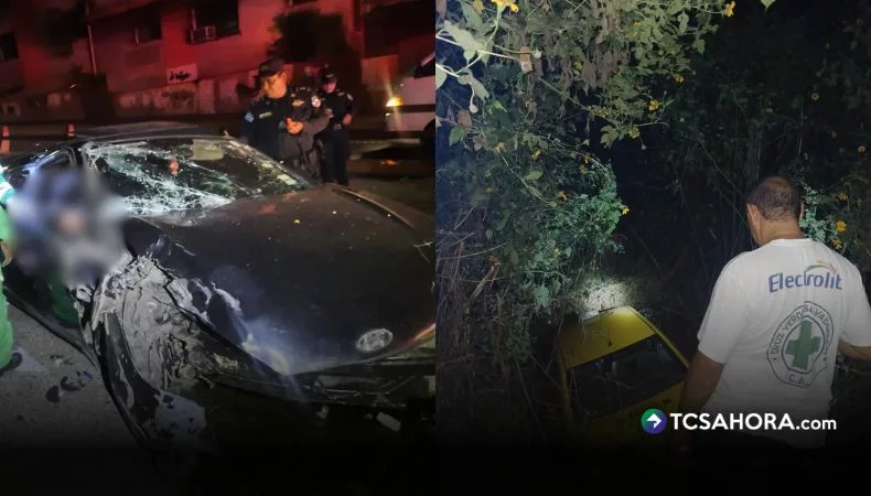 En las últimas horas se han registrado accidentes de tránsito, que han dejado al menos tres personas lesionadas.