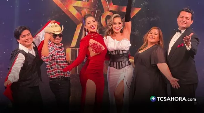 La presentadora compartió en Instagram una foto junto a los cuatro finalistas y dejó un mensaje para quienes buscan llevarse el título de mejor imitador de la cuarta temporada el próximo 30 de noviembre.