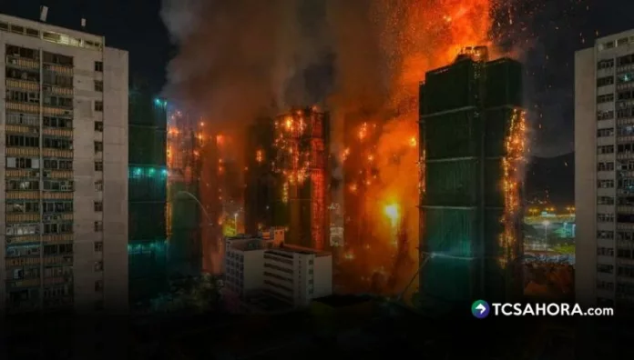 Voraz incendio deja al menos 13 fallecidos en Hong Kong Un incendio de gran magnitud consumió un edificio residencial en Hong Kong dejando al menos 13 personas fallecidas.