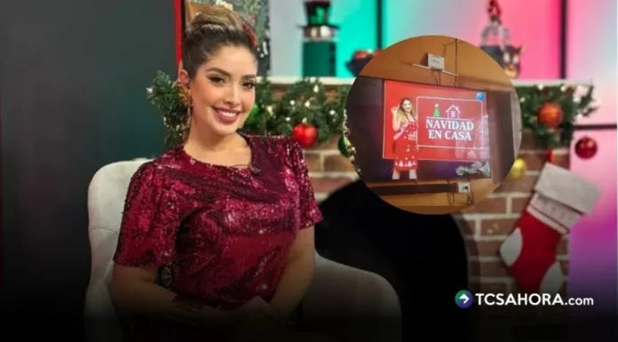 La conductora compartió la imagen que una televidente le envió mientras veía el nuevo programa de Canal 2. Con ese gesto, Larissa agradeció el recibimiento del público.