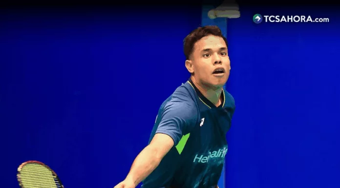 Uriel Canjura venció a Adriano Viale en la final de Bádminton en los Juegos Bolivarianos Ayacucho-Lima 2025.