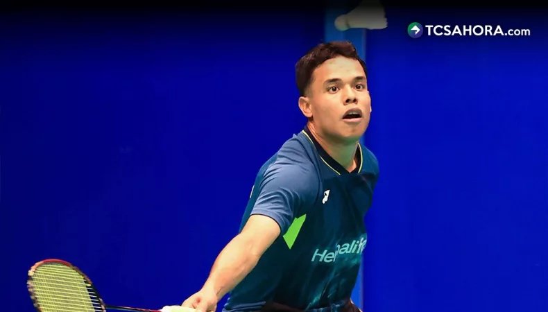 Uriel Canjura venció a Adriano Viale en la final de Bádminton en los Juegos Bolivarianos Ayacucho-Lima 2025.