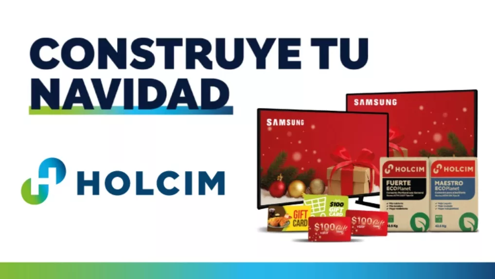 ¿Quieres saber cómo puedes llevarte muchos premios en esta Navidad? Holcim El Salvador quiere premiar a sus clientes. Si quieres conocer cómo participar, sigue leyendo.