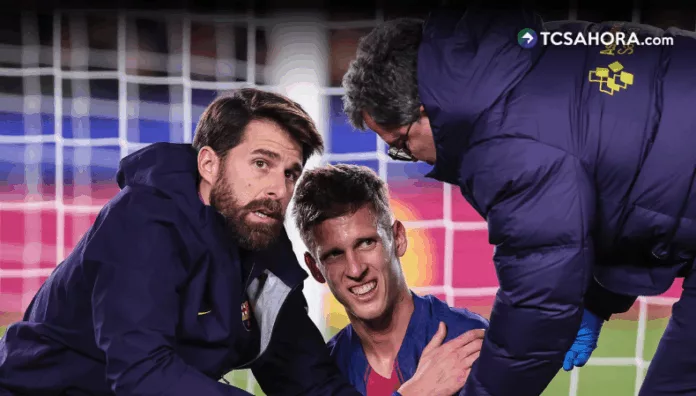 Ya se conoce la lesión de Dani Olmo con el Barcelona Dani Olmo salió lesionado del hombro izquierdo tras anotar el segundo gol del Barcelona ante el Atlético de Madrid.