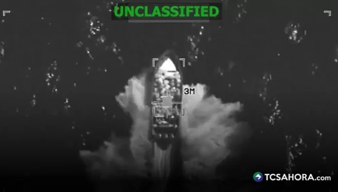 Estados Unidos lanza nuevo ataque contra narcolancha en el Pacífico Estados Unidos ejecutó este jueves la destrucción de una lancha vinculada al tráfico de drogas en el Pacífico Oriental.