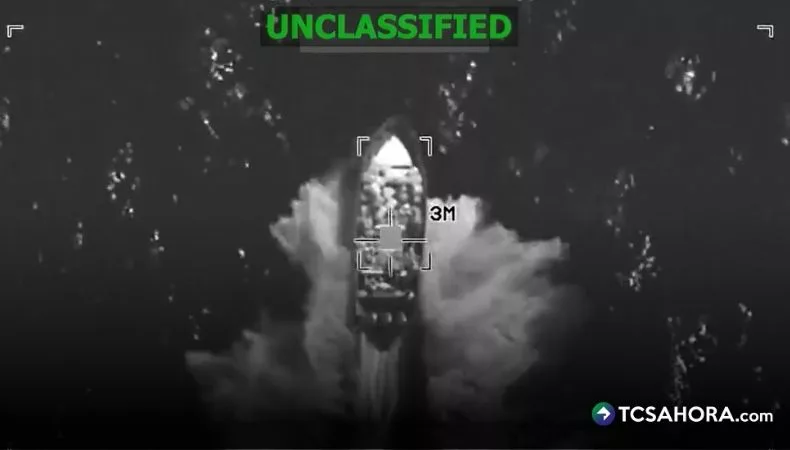 Estados Unidos ejecutó este jueves la destrucción de una lancha vinculada al tráfico de drogas en el Pacífico Oriental.