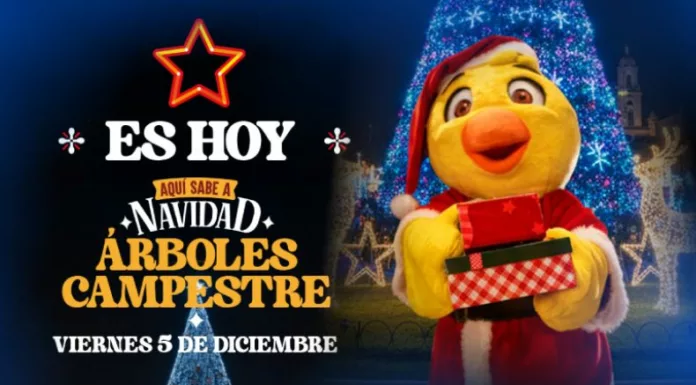 Pollo Campestre encenderá este viernes 5 de diciembre sus árboles navideños en San Salvador, Santa Ana y San Miguel.