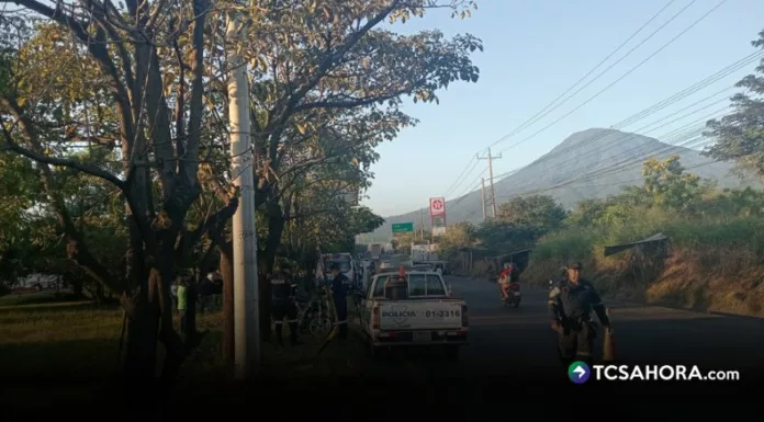 La PNC reportó un accidente de tránsito en el que un motociclista murió en el kilómetro 15 de la carretera a Nejapa.