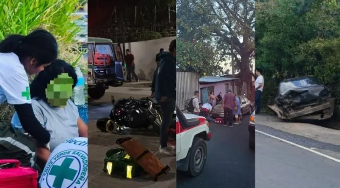 En las últimas horas se han registrado varios accidentes de tránsito, los cuales han dejado varias personas lesionadas.