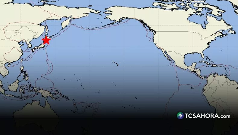 Un fuerte sismo de magnitud 7.6 sacudió el norte de Japón. Las autoridades emitieron alerta de tsunami por olas de hasta tres metros.