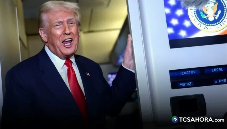 El presidente Donald Trump acusó a México de incumplir con el tratado de aguas y amenazó con imponer más aranceles.