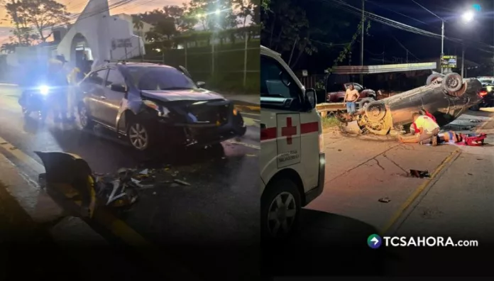 Al menos siete personas lesionadas en accidentes de tránsito Varios accidentes de tránsito ocurridos en las últimas horas han dejado al menos siete personas lesionadas.