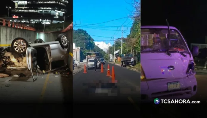 Al menos un fallecido y seis lesionados tras accidentes de las últimas horas En las últimas horas se han registrado accidentes de tránsito en diferentes puntos del país, que han dejado al menos un fallecido y seis lesionados.