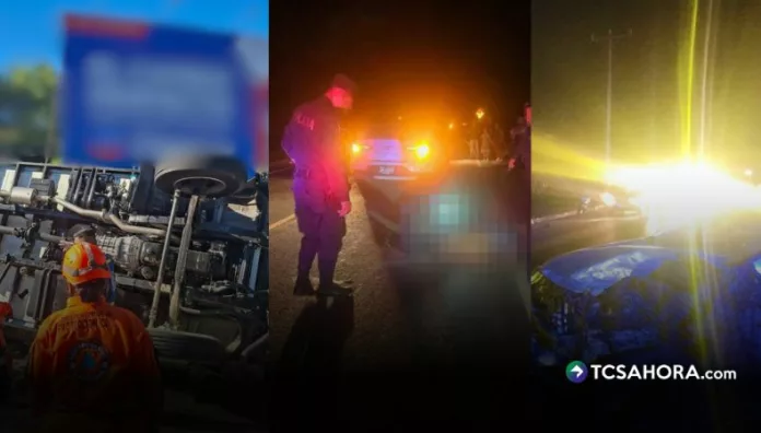 Un peatón fallecido y al menos seis lesionados en accidentes de tránsito En las últimas horas se han registrado accidentes de tránsito, que han dejado un peatón fallecido y varios lesionados.