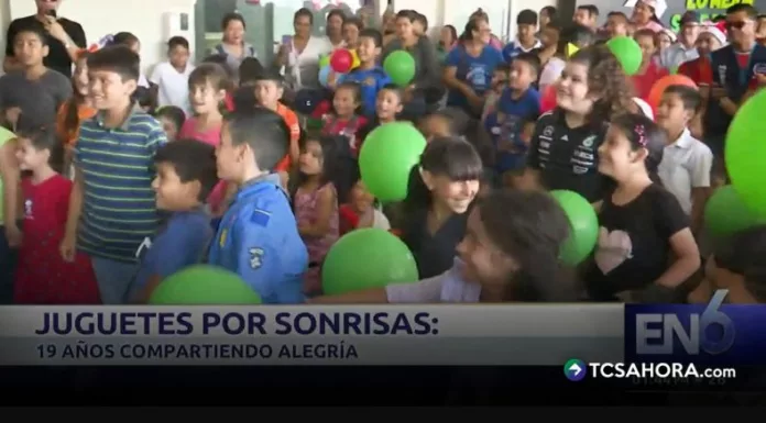La entrega número 12 de la campaña “Juguetes por Sonrisas” se llevó a cabo en el Foro 4 de TCS. En esta ocasión, 4,146 niños provenientes de distintas asociaciones comunales, parroquias, fundaciones y comunidades del departamento de San Salvador, fueron los beneficiados.