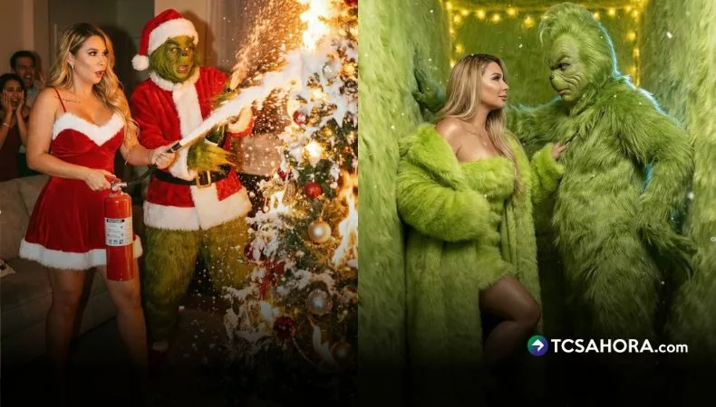 Liz Pleitez entra al mundo de “El Grinch” con un trend hecho con IA