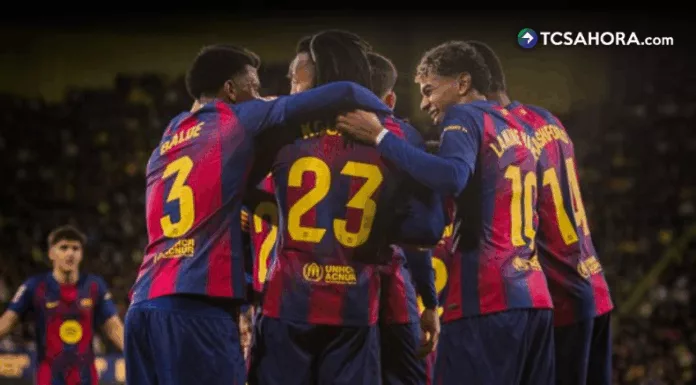 Barcelona se impuso en su visita al estadio de La Cerámica ante el Villarreal y cerrará el año como superlíder de España.