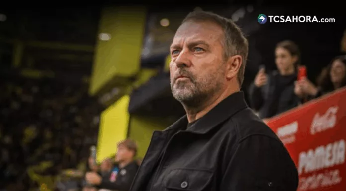 Hansi Flick luego tras la gran victoria del Barcelona en su visita al estadio de La Cerámica ante el Villarreal.
