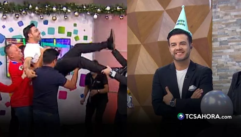 ¡Con malteada incluida! Así celebró Henry Urbina un año más en Viva la Mañana