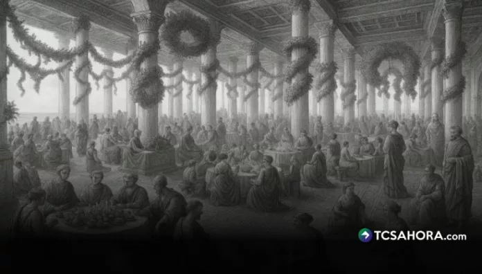 Saturnales romanas el origen pagano que influyó en la Navidad cristiana Explora cómo las Saturnales romanas influyeron en la Navidad y sus tradiciones actuales.