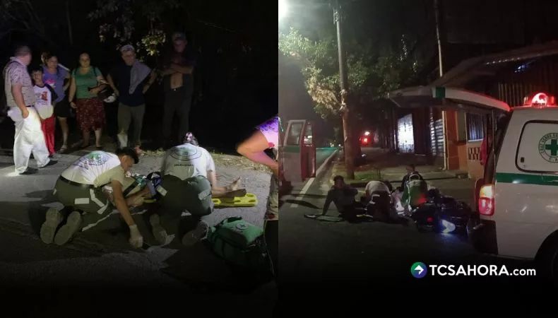 Accidentes de tránsito dejan varios lesionados y un peatón atropellado Socorristas atendieron emergencias registradas durante la noche, la madrugada y la mañana, con traslados a centros asistenciales.