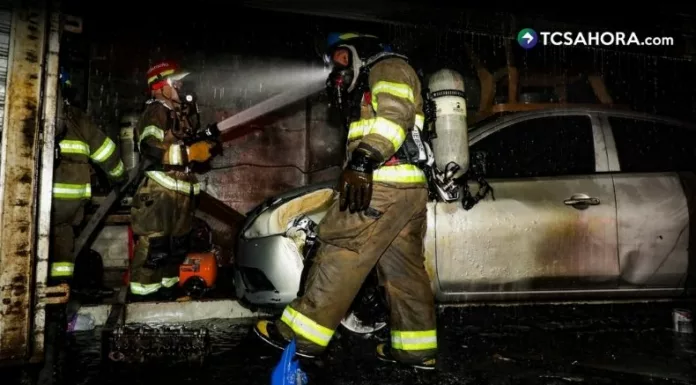 Al menos cuatro incendios fueron atendidos este domingo en distintos puntos del país, tres en terrenos con maleza seca y uno en un taller automotriz.