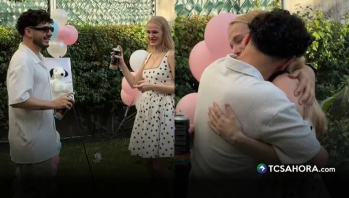 ¿Niña o niño Marco Bustamante reveló la gran noticia El conductor dio a conocer el sexo del bebé que espera junto a su pareja durante una reunión íntima, que luego compartió en redes sociales.