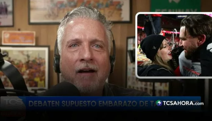 Taylor Swift ¿espera un bebé Un comentario hecho en un pódcast desató especulaciones sobre un posible embarazo de Taylor Swift junto a Travis Kelce.