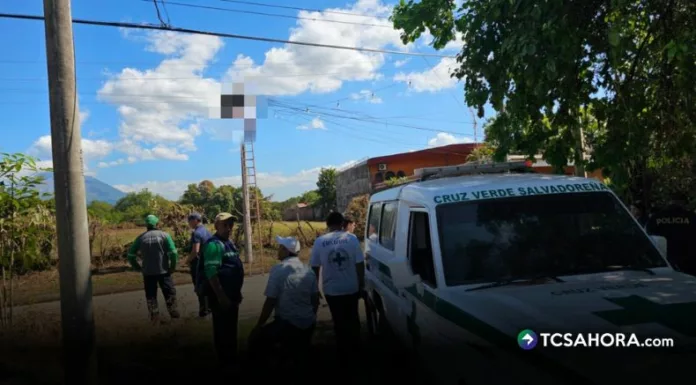 Un hombre falleció tras recibir una descarga eléctrica en el distrito de Santa María, Usulután Este.