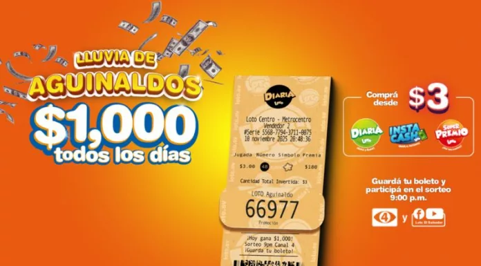 Con solo $3 podés participar automáticamente en la rifa diaria de $1,000 con la 
