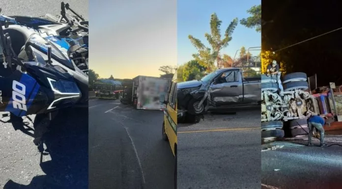 En las últimas horas se han registrado accidentes de tránsito en diferentes puntos del país que han dejado un fallecido y varios lesionados.