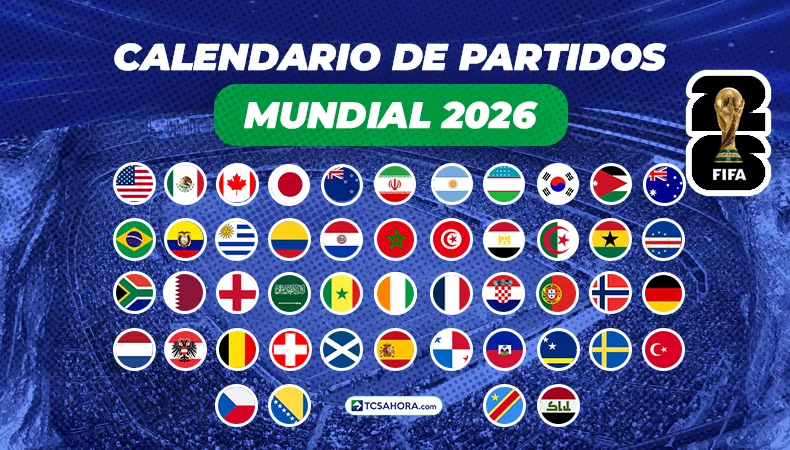 Este es el calendario de partidos del Mundial 2026 con hora salvadoreña