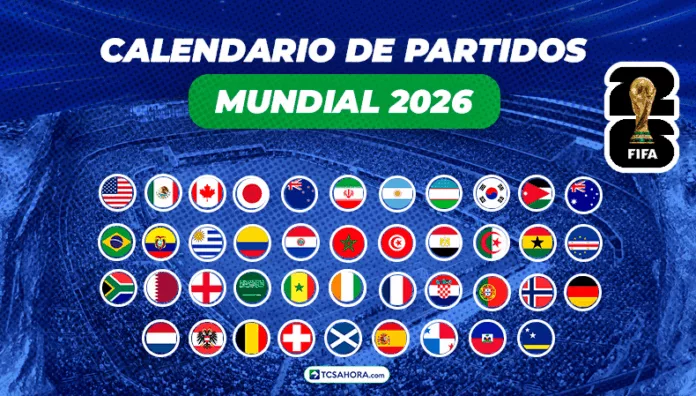 Este es el calendario de partidos con hora salvadoreña del Mundial 2026 Apunta las fechas y horas de todos los partidos de la Copa Mundial de la FIFA 2026 a realizarse en Estados Unidos, México y Canadá.
