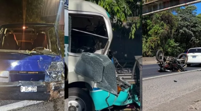 Según datos del Onasevi, un total de 44 accidentes de tránsito se registraron a escala nacional.