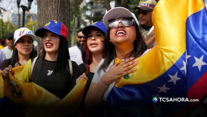 Venezolanos en el mundo celebran captura de Nicolás Maduro Concentraciones, banderas y festejos se registraron en ciudades como Buenos Aires, Miami, Madrid, Lima y Santiago luego del anuncio del presidente estadounidense sobre la captura del mandatario venezolano.