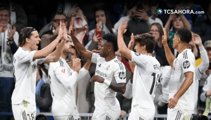 Real Madrid inicia el 2026 goleando al Betis Real Madrid goleó en el Santiago Bernabéu al Betis y se mantiene a cuatro puntos del Barcelona en el campeonato español.