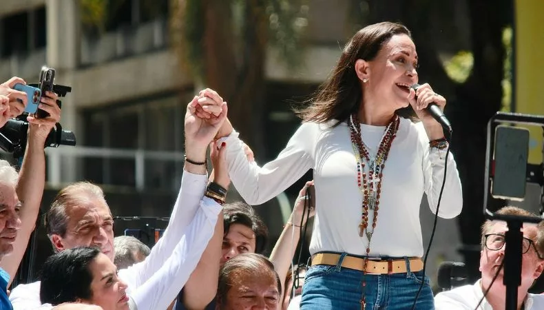 Machado: «Los venezolanos agradecemos al presidente Trump»