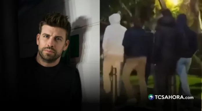 Un grupo de jóvenes reconoció a Gerard Piqué en España y decidió reproducir a todo volumen la “Session 53” de Shakira y Bizarrap mientras él caminaba por la calle.