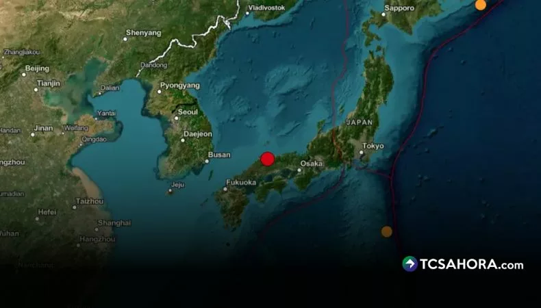 Sismo de magnitud 6.2 sacude la región occidental de Japón