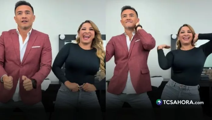 Liz Pleitez y Víctor Emmanuelle bailan al ritmo de “Wannabe” y “Macarena” Los conductores de Prendi2 compartieron un video bailando un mix que combina extractos de “Wannabe” y “Macarena”, con pasos reconocibles y buena sincronía antes de salir al aire.