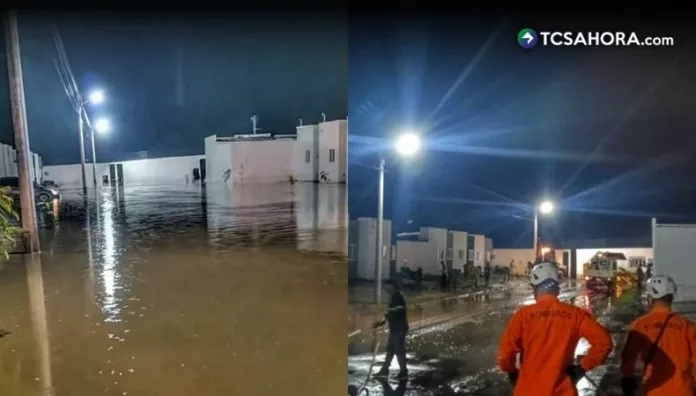 Inundaciones afectan al menos 20 viviendas en Ciudad Marsella Autoridades aseguran que la empresa responsable deberá responder por los daños tras las inundaciones en Ciudad Marsella, La Libertad.