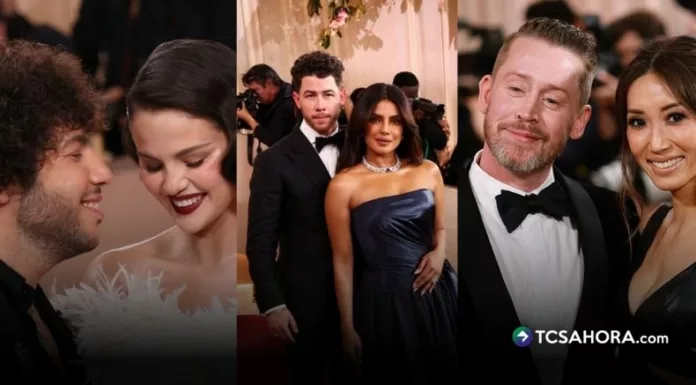 Varias parejas aprovecharon la alfombra roja para mostrarse unidas, cercanas y más que cariñosas durante la gala.