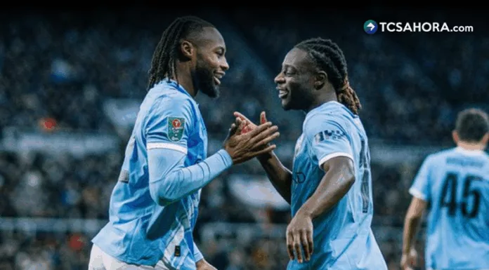 Manchester City derrotó al Newcastle en el partido de ida de las semifinales de la Copa de la Liga inglesa.