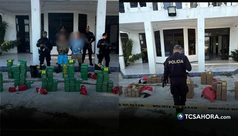 Incautan 375 kilos de droga valorada en 9.4 millones de dólares